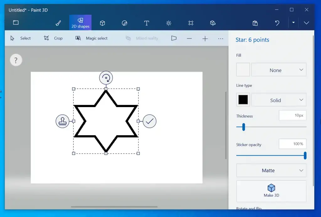 Download Paint 3D App For Microsoft Windows Latest (2026) 3 2d shape 1 1